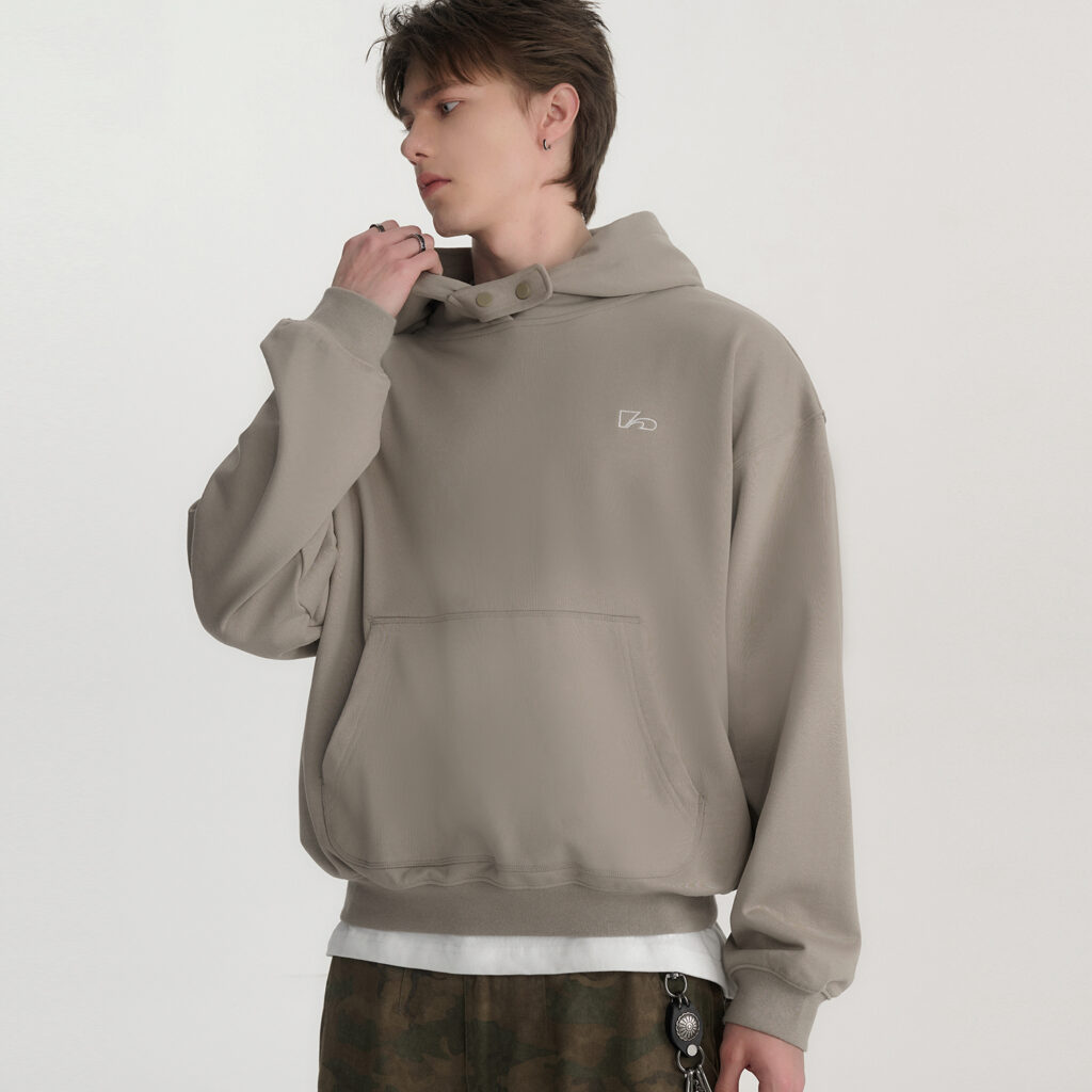 streetwear cotton terry heavyweight hoodie